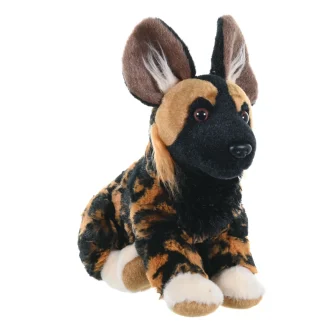 Wild Republic Cuddlekins*African Painted Dog Stuffed Animal - 8"