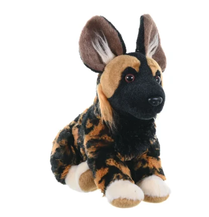 Wild Republic Cuddlekins*African Painted Dog Stuffed Animal - 8"