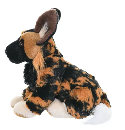 Wild Republic Cuddlekins*African Painted Dog Stuffed Animal - 8"