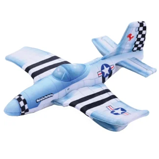 Wild Republic Huggers*Aircraft P-51 Stuffed Animal - 8"