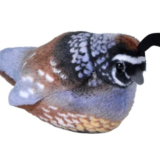 Wild Republic Audubon Birds*Audubon II California Quail Stuffed Animal with Sound - 5"