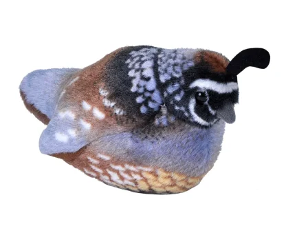 Wild Republic Audubon Birds*Audubon II California Quail Stuffed Animal with Sound - 5"