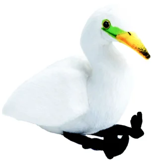 Wild Republic Audubon Birds*Audubon II Egret Stuffed Animal with Sound - 5"