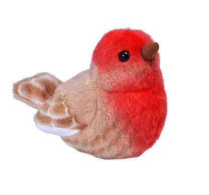 Wild Republic Audubon Birds*Audubon II House Finch Stuffed Animal with Sound - 5"