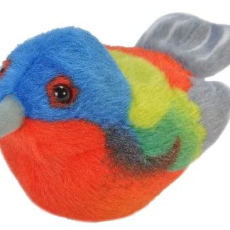 Wild Republic Audubon Birds*Audubon II Painted Bunting Stuffed Animal with Sound - 5"