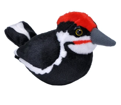 Wild Republic Audubon Birds*Audubon II Pileated Woodpecker Stuffed Animal with Sound - 5"