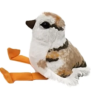 Wild Republic Audubon Birds*Audubon II Piping Plover Chick Stuffed Animal With Sound - 5"