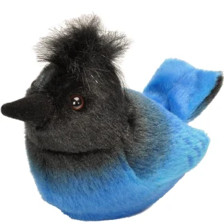 Wild Republic Audubon Birds*Audubon II Steller's Jay Stuffed Animal with Sound - 5"