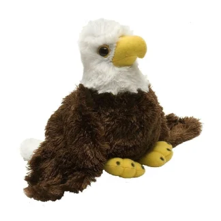 Wild Republic Hug'Ems*Bald Eagle Stuffed Animal - 7"