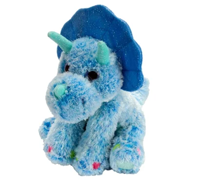 Wild Republic Sweet & Sassy*Colorful Triceratops Stuffed Animal - 12"