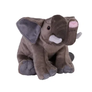 Wild Republic Cuddlekins Eco*Cuddlekins Eco African Elephant Stuffed Animal - 12"