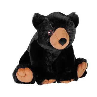 Wild Republic Cuddlekins Eco*Cuddlekins Eco Black Bear Stuffed Animal - 12"