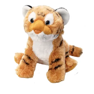 Wild Republic Cuddlekins Eco*Cuddlekins Eco Tiger Stuffed Animal - 8"