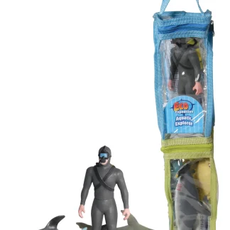 Wild Republic Nature Tube*Diver & Aquatic Animal Figurines