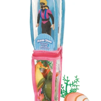 Wild Republic Nature Tube*Female Diver & Aquatic Animal Figurines