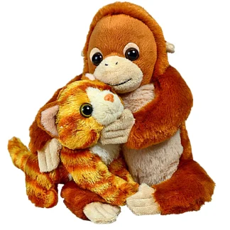 Wild Republic Wr Plush*Friends - Orangutan & Kitten