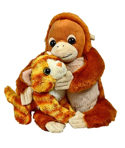 Wild Republic Wr Plush*Friends - Orangutan & Kitten