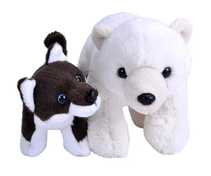 Wild Republic Wr Plush*Friends - Polar Bear & Dog