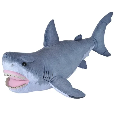 Wild Republic Living Series*Great White Shark Stuffed Animal - 20"