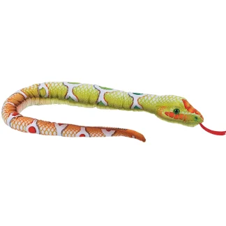 Wild Republic Vibe Brights*Green Snake Stuffed Animal - 53"