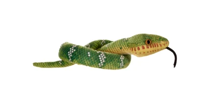 Wild Republic Plush Snakes*Green Snakes Emerald Tree Boa Stuffed Animal - 36"