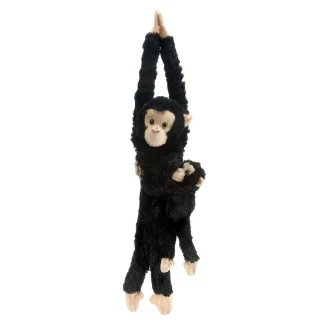 Wild Republic Hanging Monkeys*Hanging Chimpanzee with Baby Stuffed Animal - 20"