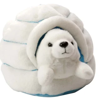 Wild Republic Wr Plush*Harp Seal in an Igloo Stuffed Animal