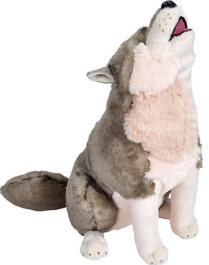 Wild Republic Little Biggies*Howling Wolf Stuffed Animal - 25"