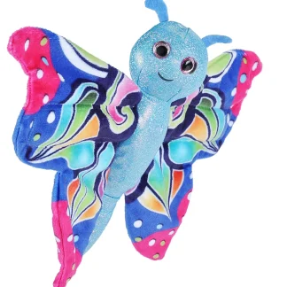 Wild Republic Huggers*Huggers Blue Butterfly Stuffed Animal- 8"