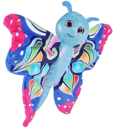 Wild Republic Huggers*Huggers Blue Butterfly Stuffed Animal- 8"