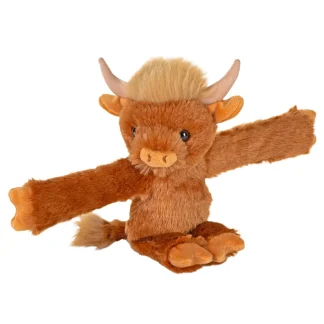Wild Republic Huggers*Huggers Highland Cow Stuffed Animal - 8"