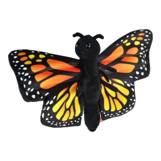 Wild Republic Huggers*Huggers Monarch Butterfly Stuffed Animal - 8"