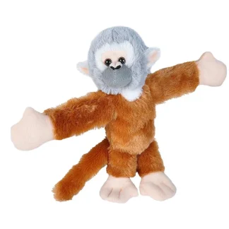 Wild Republic Huggers*Huggers Squirrel Monkey Stuffed Animal - 8"