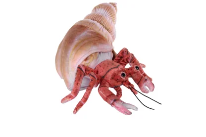 Wild Republic Living Series*Living Earth Hermit Crab Stuffed Animal - 12"