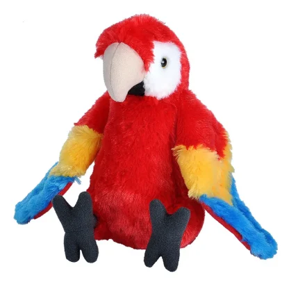 Wild Republic Cuddlekins*Macaw Scarlet Stuffed Animal - 8"