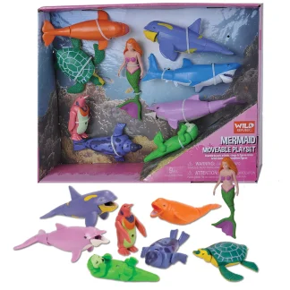 Wild Republic Action Box Set*Mermaid Moveable Set - 11"