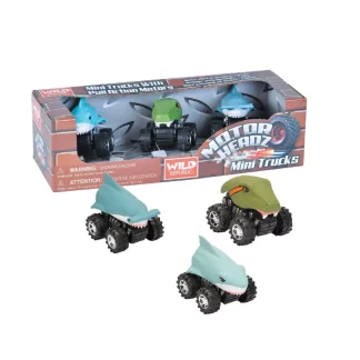 Wild Republic Action Vehicle Playset*Mini Motor Headz Aquatic 3 Pack