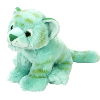 Wild Republic Vibe Brights*Mint Green Tiger Stuffed Animal - 12"