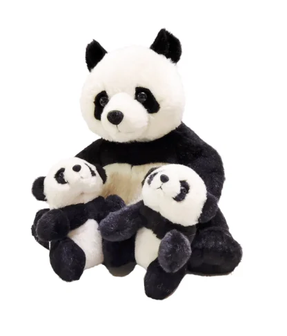 Wild Republic Mom & Baby*Panda with Baby Stuffed Animal