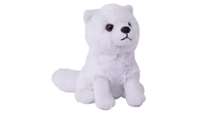 Wild Republic Pocketkins Eco*Pocketkins Eco Arctic Fox Stuffed Animal - 5"