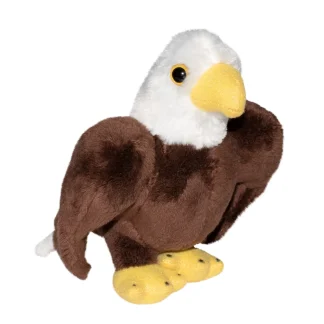 Wild Republic Pocketkins Eco*Pocketkins Eco Bald Eagle Stuffed Animal - 5"