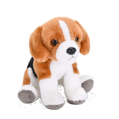 Wild Republic Pocketkins Eco*Pocketkins Eco Beagle Stuffed Animal - 5"