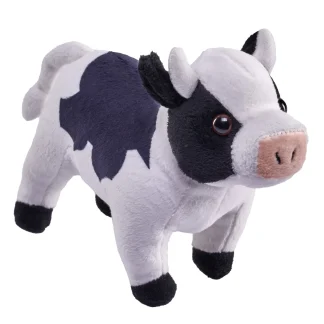 Wild Republic Pocketkins Eco*Pocketkins Eco Cow Stuffed Animal - 5"