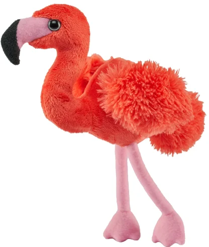 Wild Republic Pocketkins Eco*Pocketkins Eco flamingo Stuffed Animal - 5"