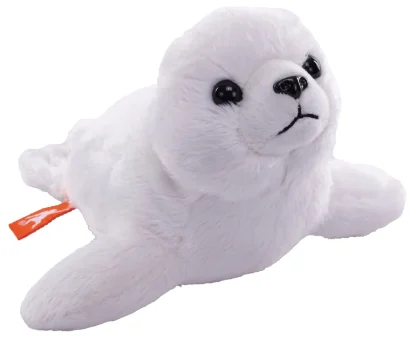 Wild Republic Pocketkins Eco*Pocketkins Eco Harp Seal Stuffed Animal - 5"