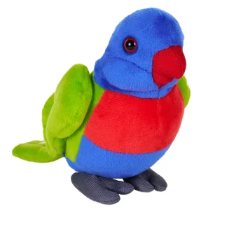 Wild Republic Pocketkins Eco*Pocketkins Eco Lorikeet Stuffed Animal - 5"