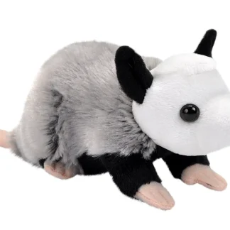 Wild Republic Pocketkins Eco*Pocketkins Eco Opossum Stuffed Animal - 5"