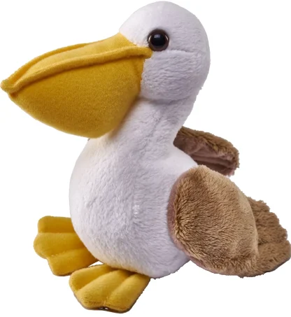 Wild Republic Pocketkins Eco*Pocketkins Eco Pelican Stuffed Animal - 5"