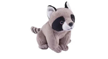 Wild Republic Pocketkins Eco*Pocketkins Eco Racoon Stuffed Animal - 5"