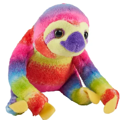 Wild Republic Pocketkins Eco*Pocketkins Eco Rainbow Sloth - 5"